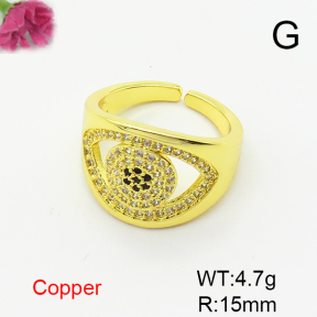 Fashion Copper Ring  F6R401430vbmb-L017