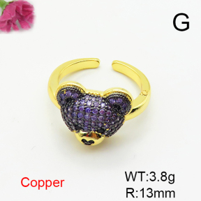 Fashion Copper Ring  F6R401437vbnb-L017