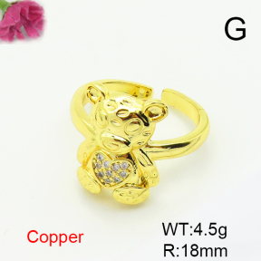 Fashion Copper Ring  F6R401442ablb-L017