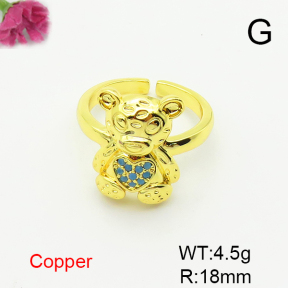 Fashion Copper Ring  F6R401443ablb-L017