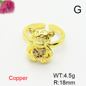 Fashion Copper Ring  F6R401444ablb-L017