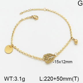 Stainless Steel Anklets  5A9000684vbll-610