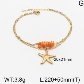 Stainless Steel Anklets  5A9000689vbll-610