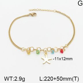 Stainless Steel Anklets  5A9000699vbmb-610