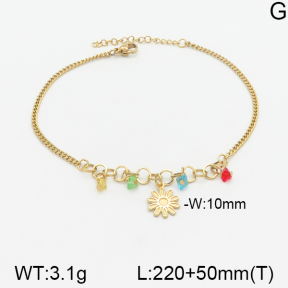 Stainless Steel Anklets  5A9000700vbmb-610