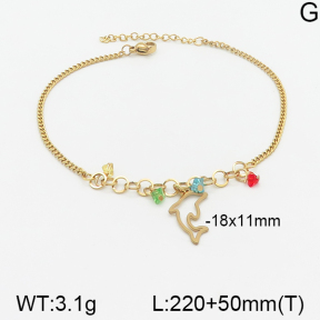 Stainless Steel Anklets  5A9000701vbmb-610