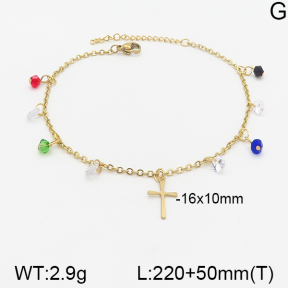 Stainless Steel Anklets  5A9000703vbmb-610