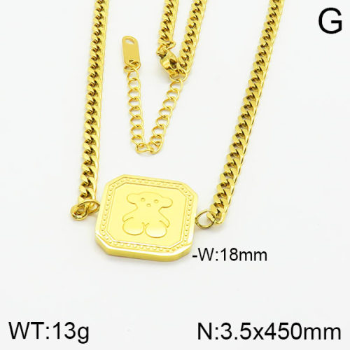 SS Bear Necklaces  TN2000343vbnl-434