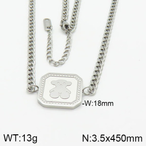 SS Bear Necklaces  TN2000344bbml-434