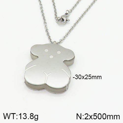 SS Bear Necklaces  TN2000364bhva-659