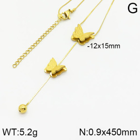 Stainless Steel Necklace  2N2002792aajl-614