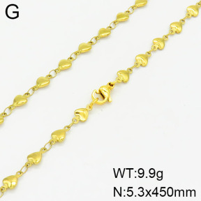 Stainless Steel Necklace  2N2002798vbmb-368