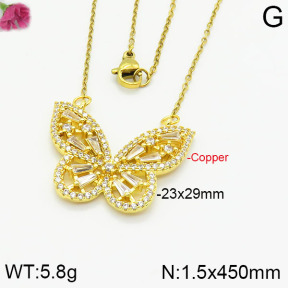 Fashion Copper Necklace  F2N400497bbml-J71
