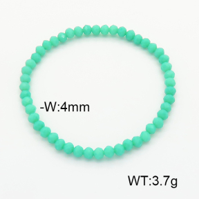 Stainless Steel Bracelet  Glass Beads  6B4002621vail-908