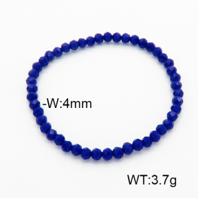 Stainless Steel Bracelet  Glass Beads  6B4002636vail-908