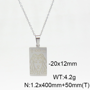 Stainless Steel Necklace  6N2003746bbov-908