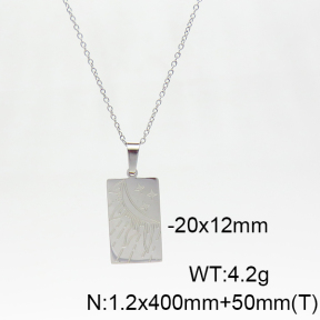 Stainless Steel Necklace  6N2003748bbov-908