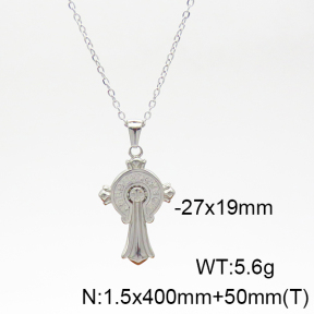Stainless Steel Necklace  6N2003771vbpb-G037