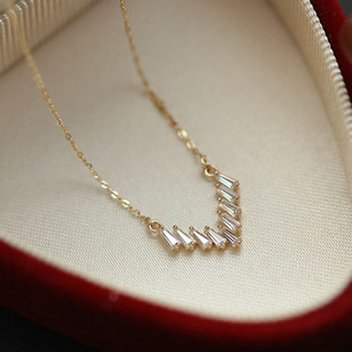 925 Silver Necklace  WT:2g  N:1*450mm
P:9*13mm  JN3917bijl-Y16