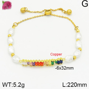 Fashion Copper Bracelet  F2B300443bbov-J158