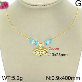 Fashion Copper Necklace  F2N400500vbnl-J158