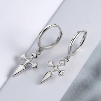 925 Silver Earrings  WT:2g  29*11mm  JE3976aima-Y20