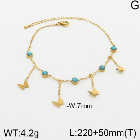 Stainless Steel Anklets  5A9000712vhha-669