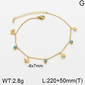 Stainless Steel Anklets  5A9000716vbpb-669