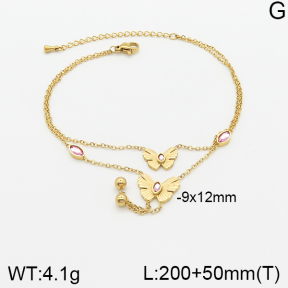 Stainless Steel Anklets  5A9000719vhha-669