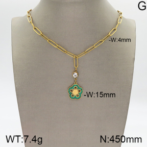 Stainless Steel Necklace  5N4001484bbov-662