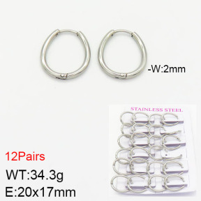 Stainless Steel Earrings  2E2001767ajma-617