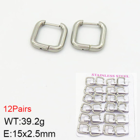 Stainless Steel Earrings  2E2001792ajma-617