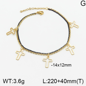 Stainless Steel Anklets  5A9000725vbmb-610