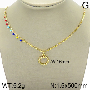 Stainless Steel Necklace  2N4001726ablb-420