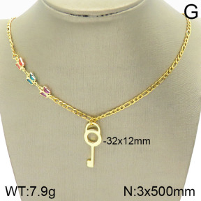 Stainless Steel Necklace  2N4001746vbll-420