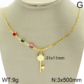 Stainless Steel Necklace  2N4001748vbll-420