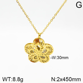 Stainless Steel Necklace  2N4001772bhbl-635