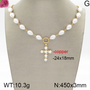 Fashion Copper Necklace  F5N300065bvpl-J158