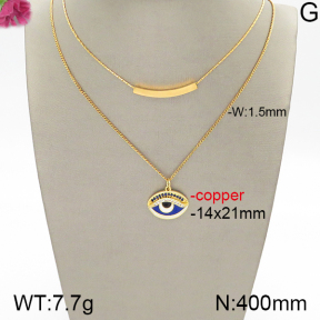 Fashion Copper Necklace  F5N300067abol-J158