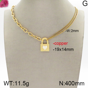 Fashion Copper Necklace  F5N400761bbov-J158