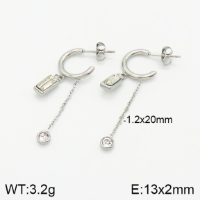 Stainless Steel Earrings  2E4002186bbov-493