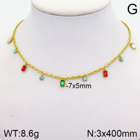 Stainless Steel Necklace  2N4001815bhva-749