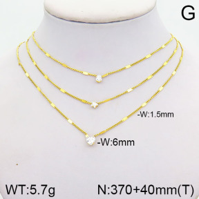 Stainless Steel Necklace  2N4001817bhva-749