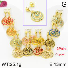 Fashion Copper Earrings  F2E300413vhmv-K01