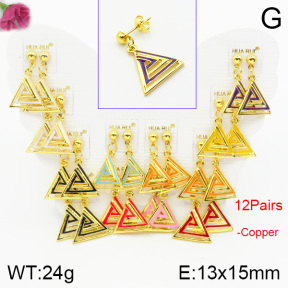 Fashion Copper Earrings  F2E300415vhmv-K01