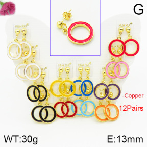 Fashion Copper Earrings  F2E300417vhmv-K01