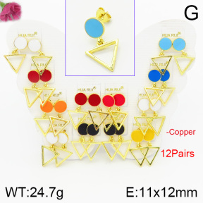 Fashion Copper Earrings  F2E300423vhmv-K01