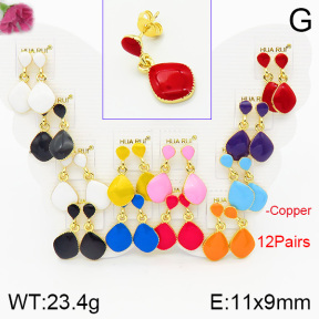 Fashion Copper Earrings  F2E300425vhmv-K01