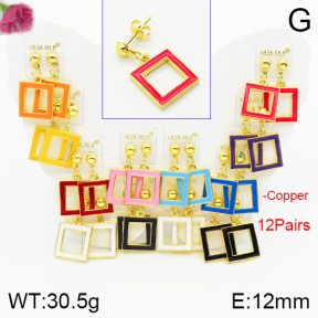 Fashion Copper Earrings  F2E300429vhmv-K01