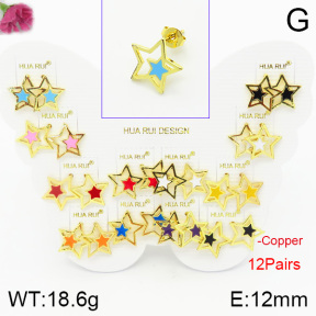 Fashion Copper Earrings  F2E300452vhmv-K01